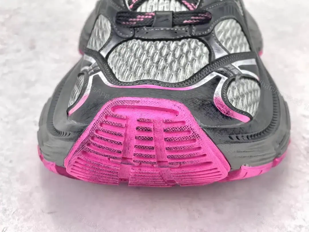 View 6 of BALENCIAGA WOMEN’S 10XL SNEAKER IN GREY/PINK/BLACK – BB275