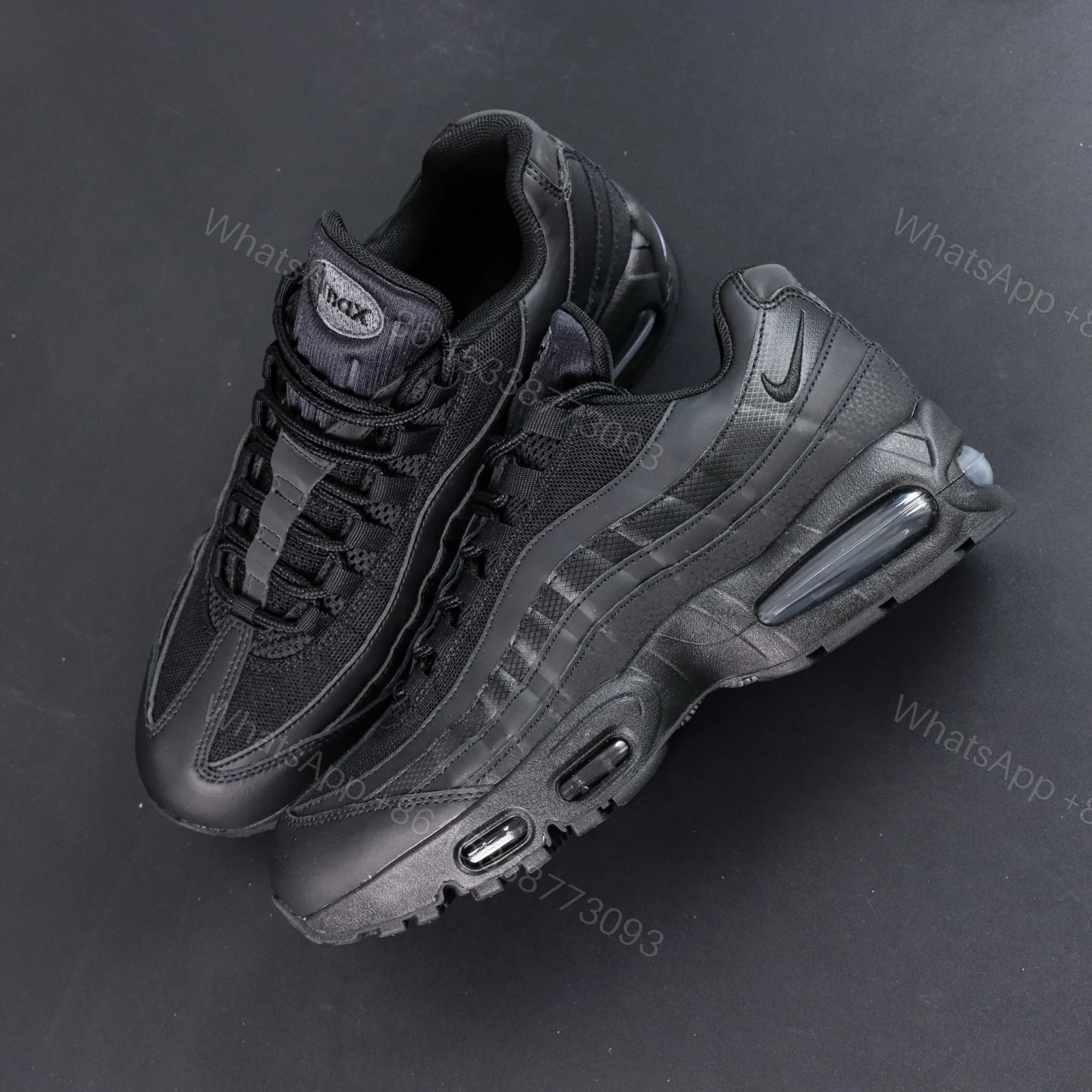 View 7 of Air Max 95 Triple Black Reps