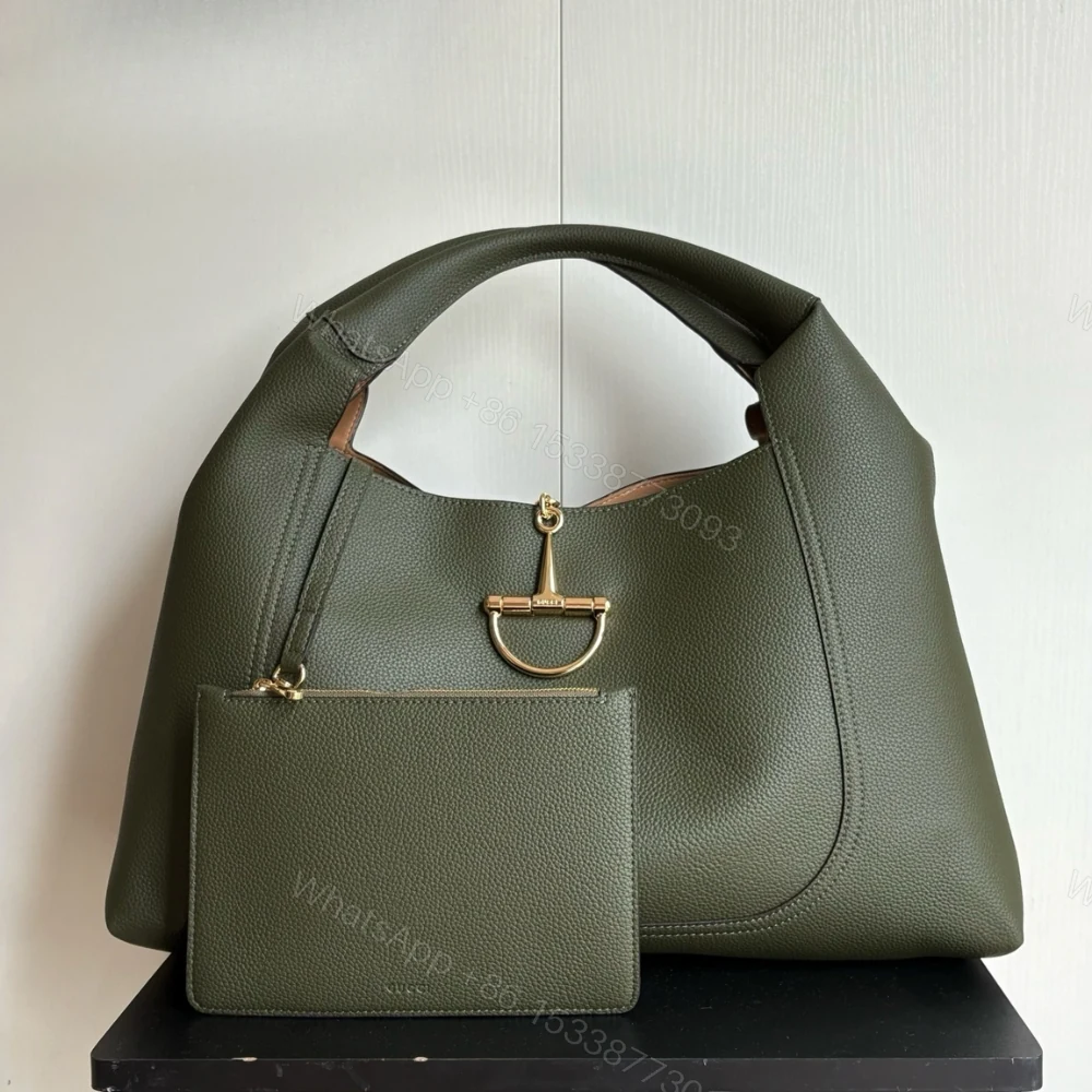 View 2 of Gucci Softbit Maxi Shoulder Bag Green 46Cm