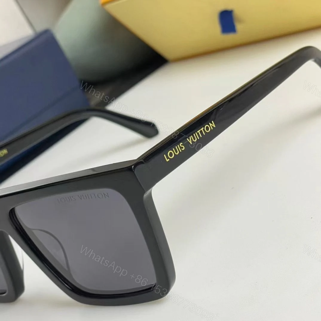 View 5 of Louis Vuitton Men Sunglass Black-Gray UV Protection