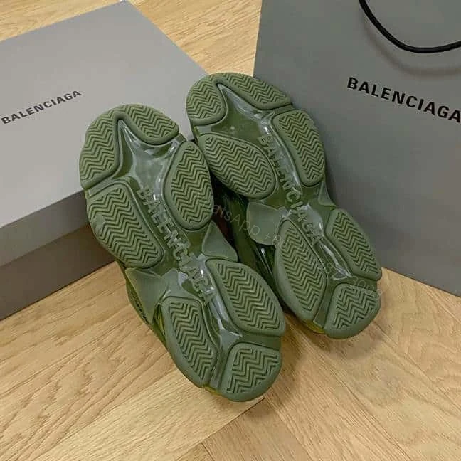 View 9 of BALENCIAGA MEN’S TRIPLE S SNEAKER CLEAR SOLE – BB188