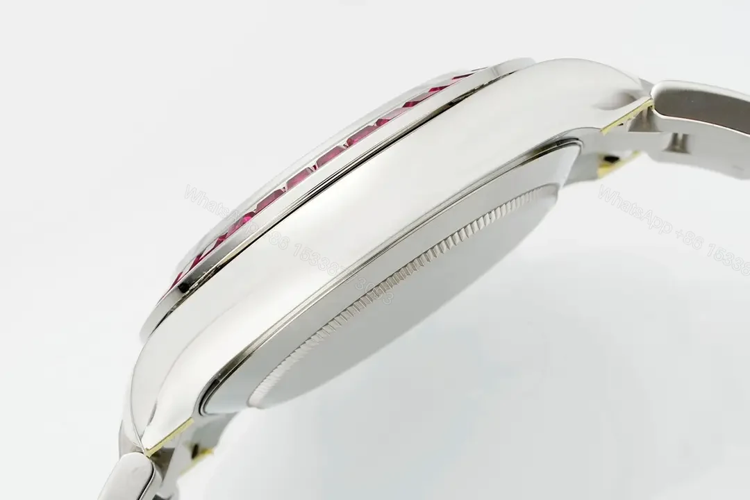View 8 of Premium Rolex Daytona Pink Sapphire Silver replica 40MM Oyster Bracelet Edition RG-DAYTONA-PINK-SAPPHIRE-SILVER-OYSTER-40