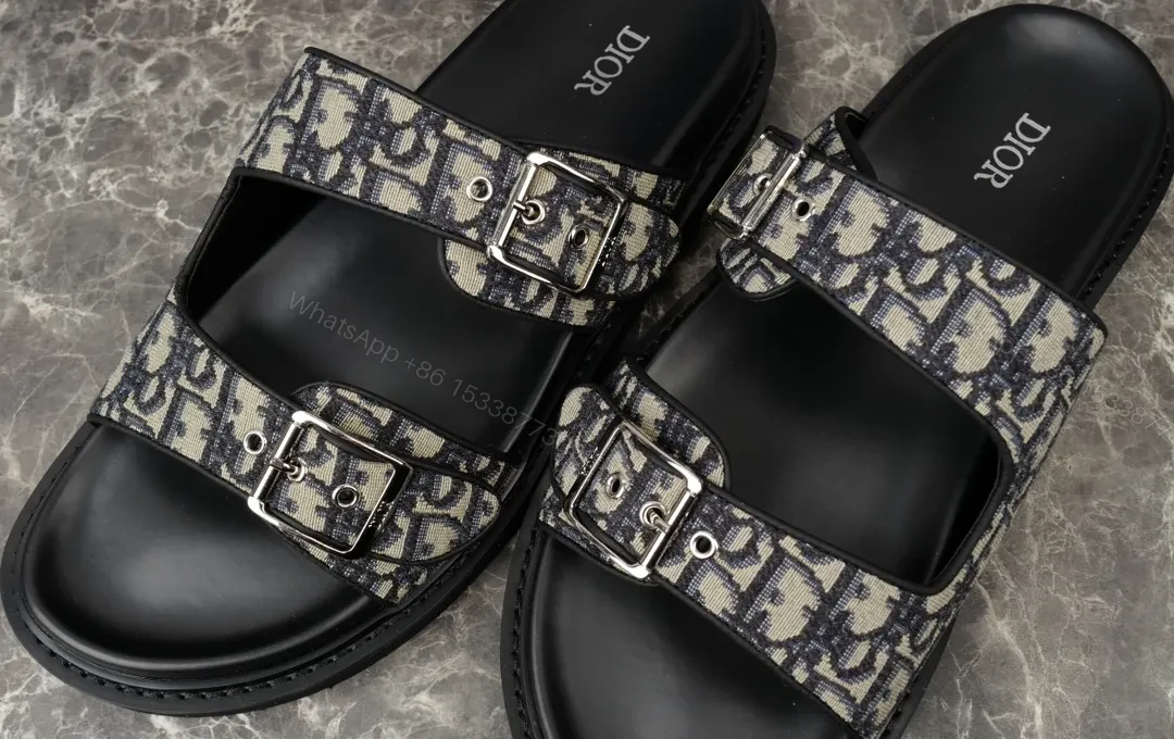 View 6 of Monochrome Pattern Sandals with Luxe Comfort