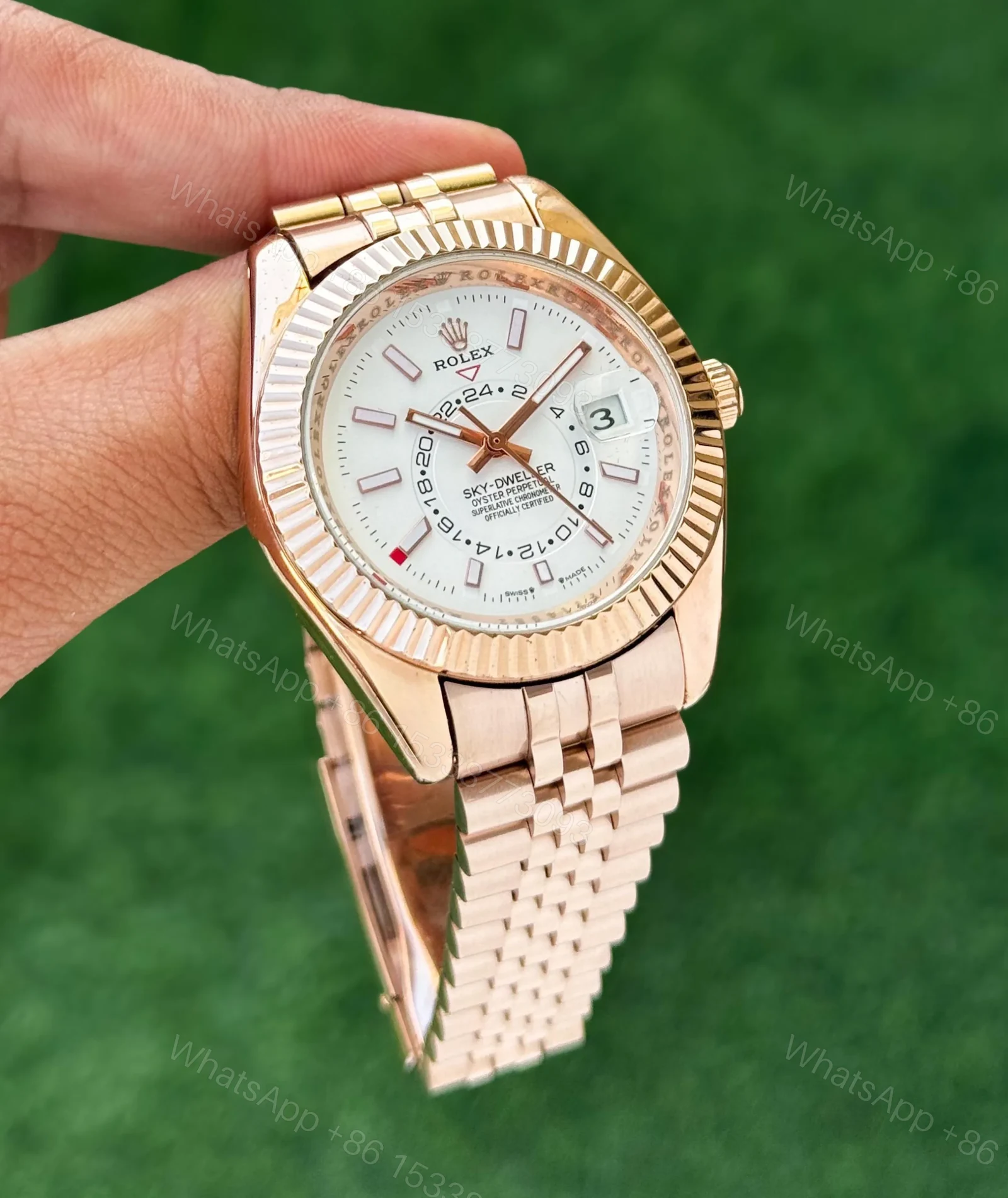 View 2 of Rolex Sky-Dweller Men’s Automatic Watch