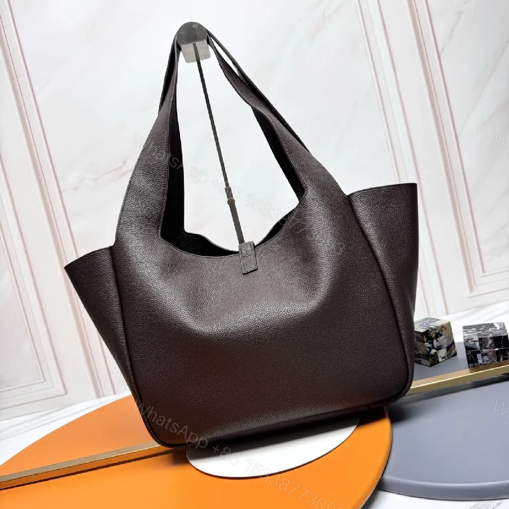 View 8 of Premium Leather Tote: Structured, Everyday Luxury, Gold Charm