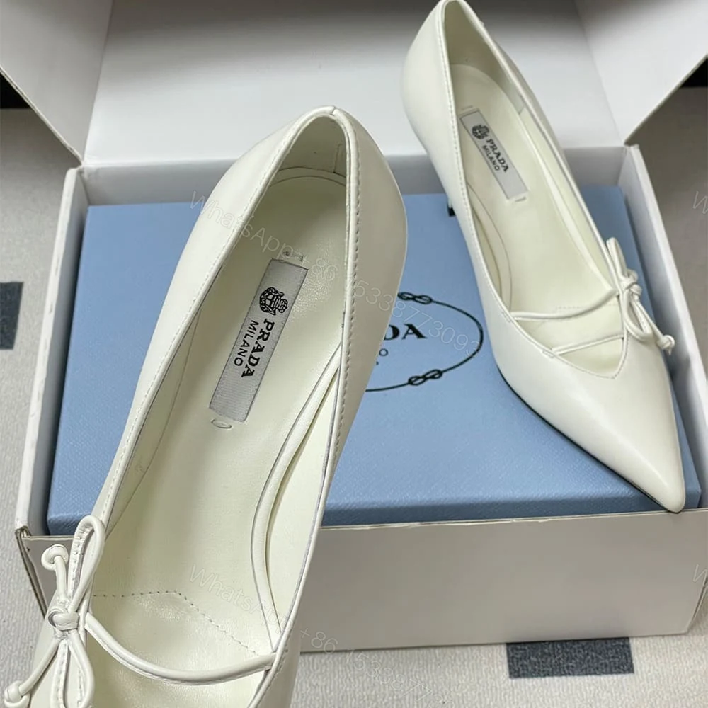 View 7 of Prada leather pumps