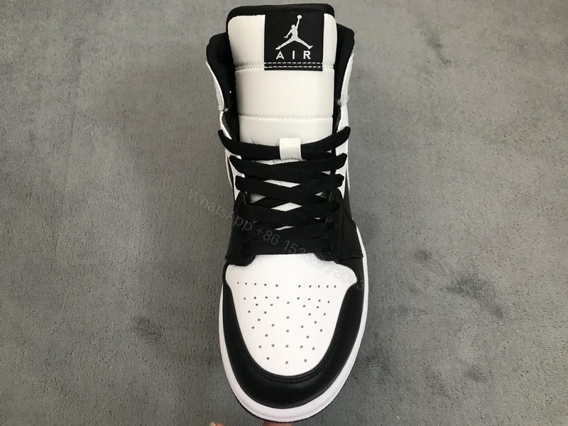 View 5 of Air Jordan 1 Mid White Shadow 554724-073