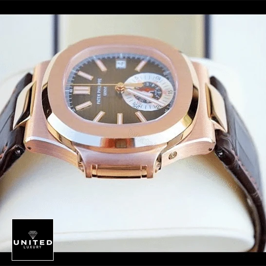 View 5 of Patek Philippe Nautilus Rose 5980R Replica