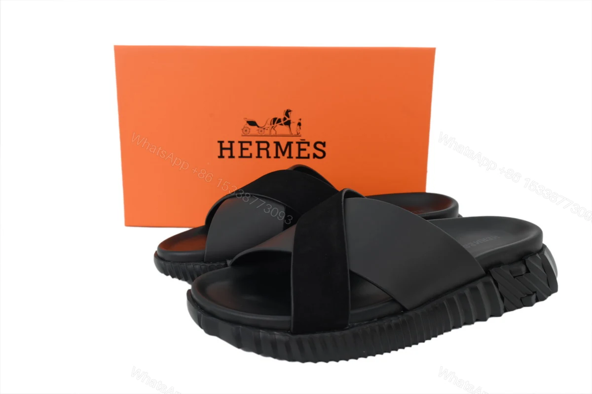 View 6 of HERMES Infra Sandals Black