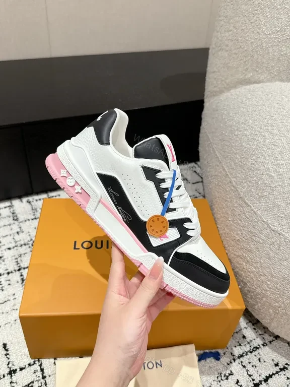 View 7 of Bold LV Pink Contrast High-Tops for All-Day Comfort