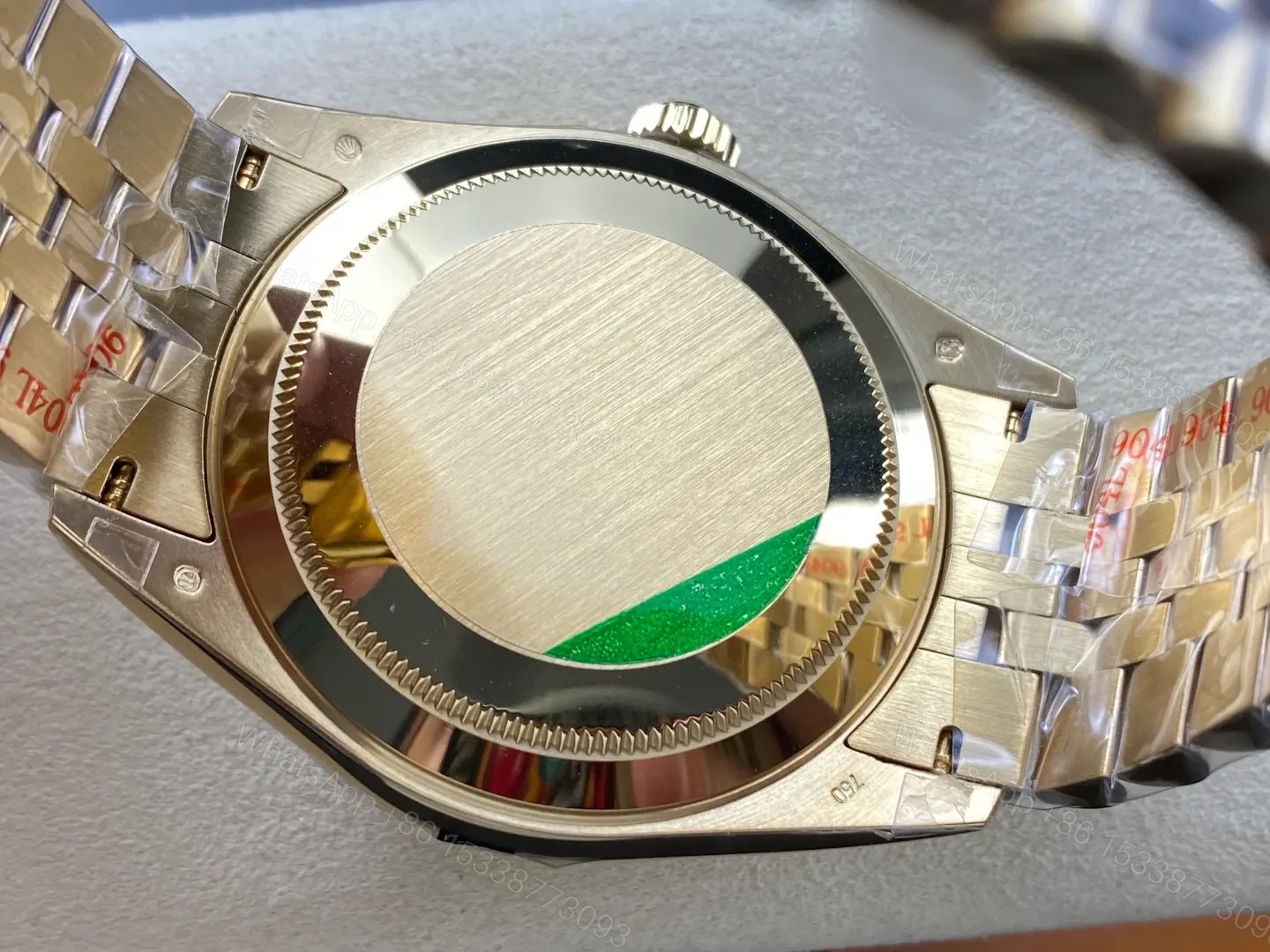 View 7 of Rolex Sky-Dweller Green Dial 336938 (Jubilee)
