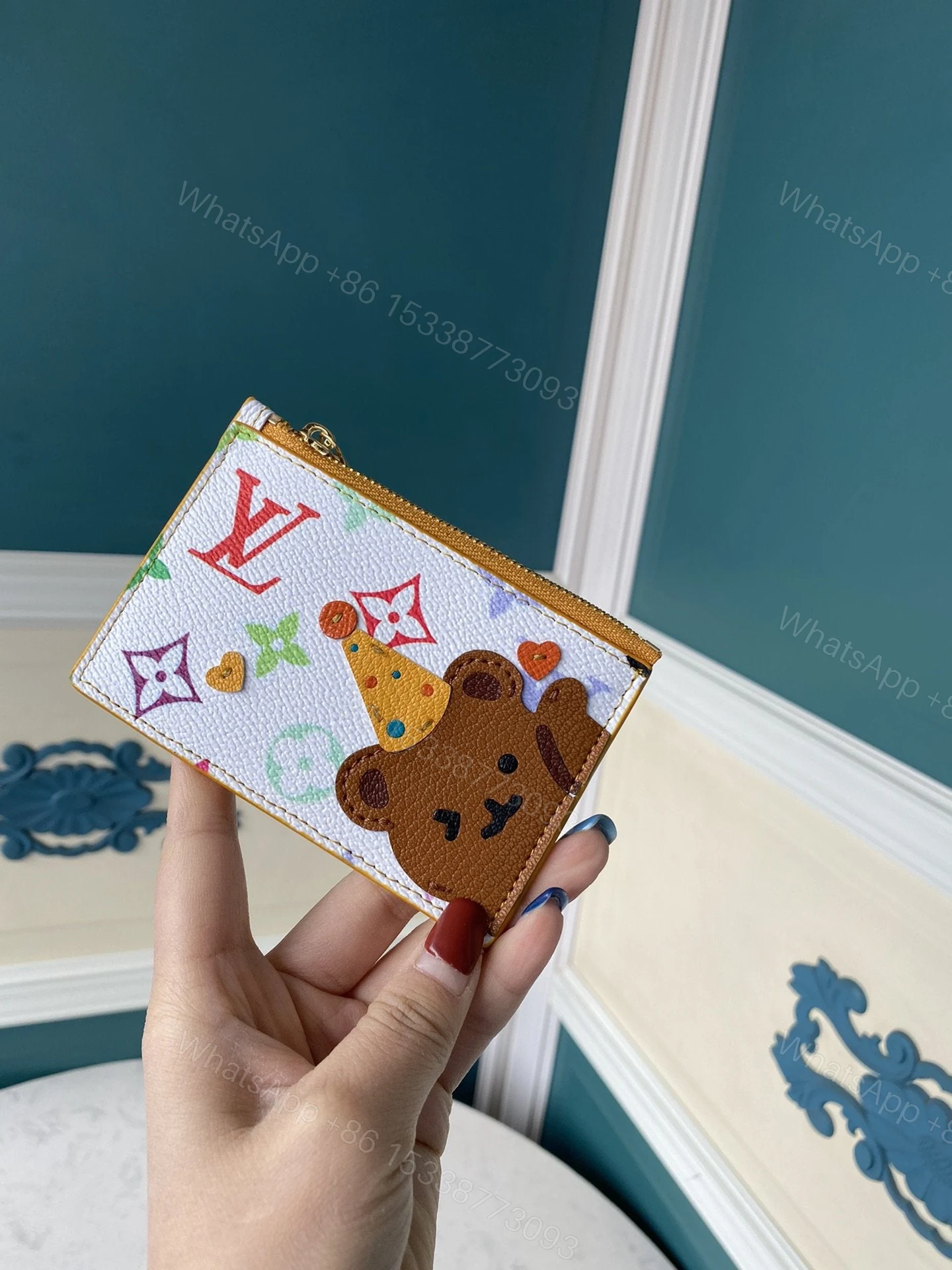 Louis Vuitton Happy Bear Coin & Card Holder — view 1