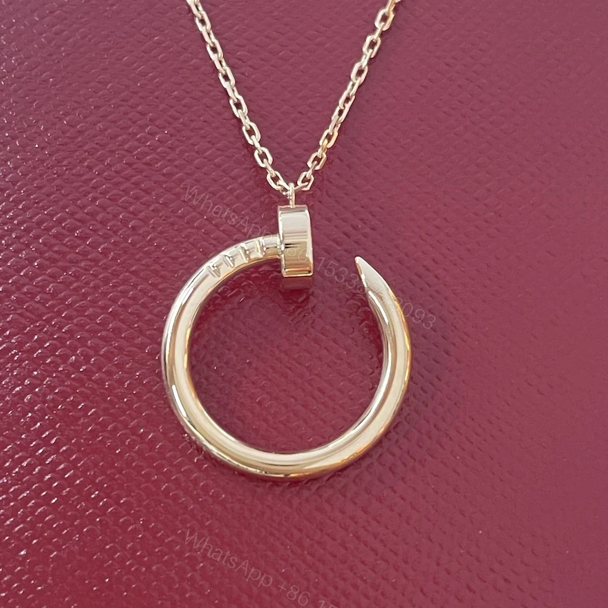 View 4 of Cartier Juste un Clou Necklace With Pink Sapphire