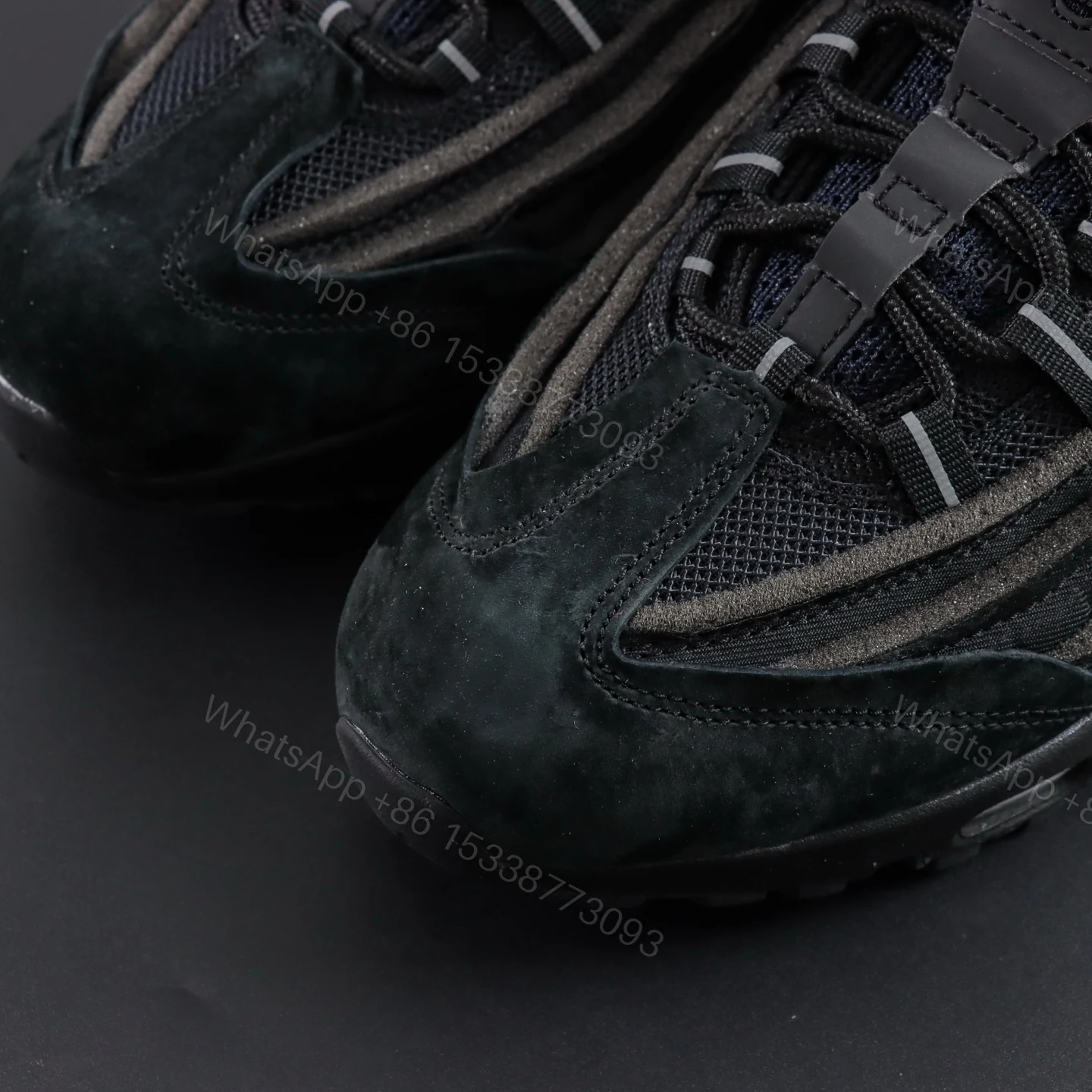 View 4 of Nike Air Max 95 Comme des Garcons Black Reps