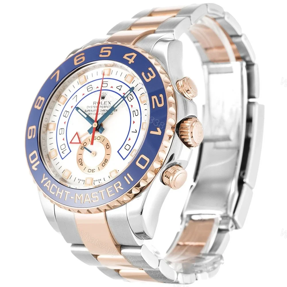 View 2 of Replica Rolex Yacht-Master White Dial 116681