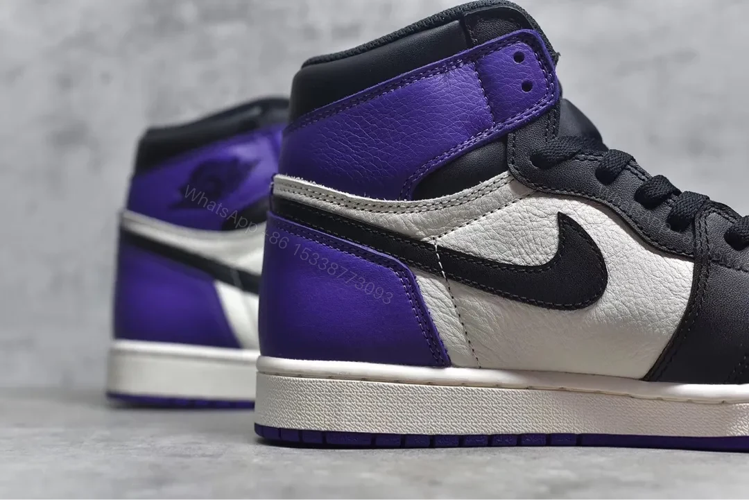 View 3 of Jordan 1 High OG “Court Purple” Reps
