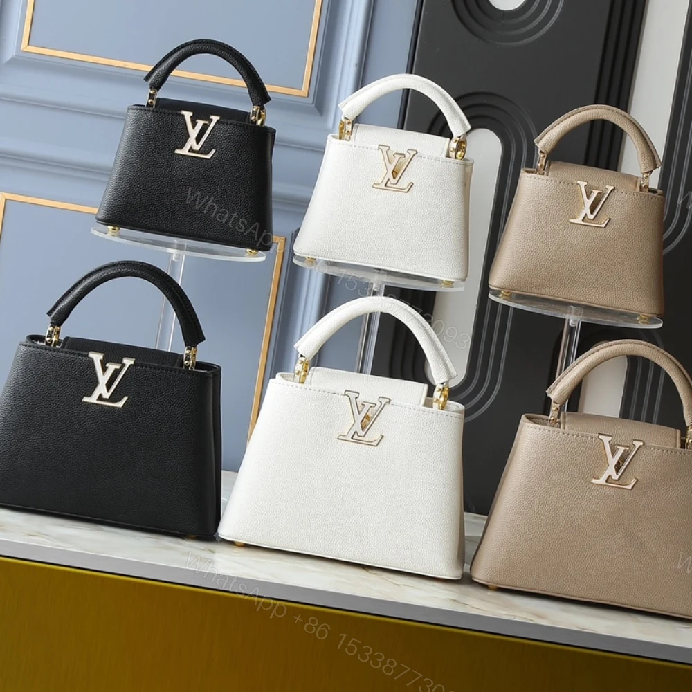 View 8 of Louis Vuitton Capucines BB Snow White 27Cm M55832