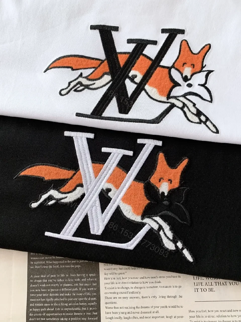 View 6 of Bold Cotton Tee + Graphic Logo + Casual Luxe + High-Contrast Graphic + T-Shirt