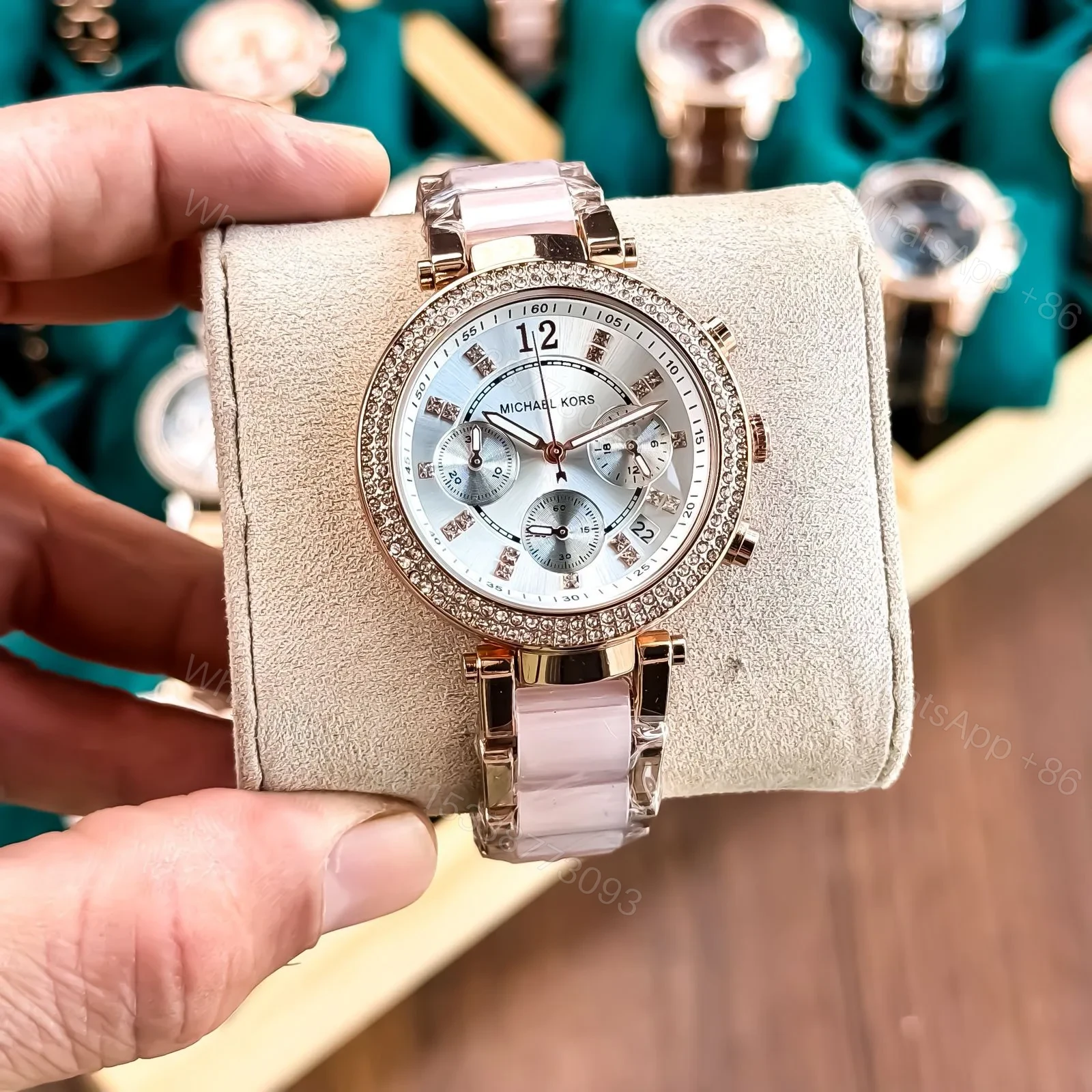 Michael Kors Parker Acrylic Chronograph — view 1