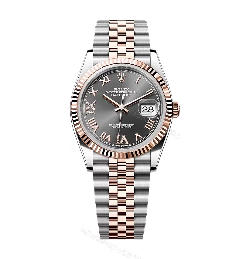 Rolex Datejust Slate Roman Diamond Dial 126231-0023 36 mm — view 1