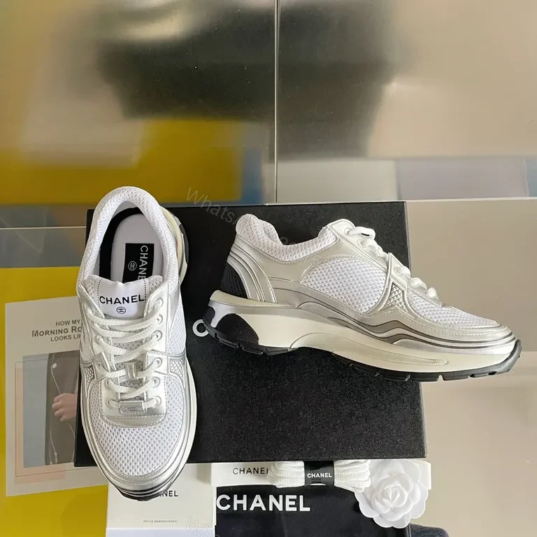 View 4 of Chanel-Inspired Luxe Sneaker: Sporty Comfort & Style