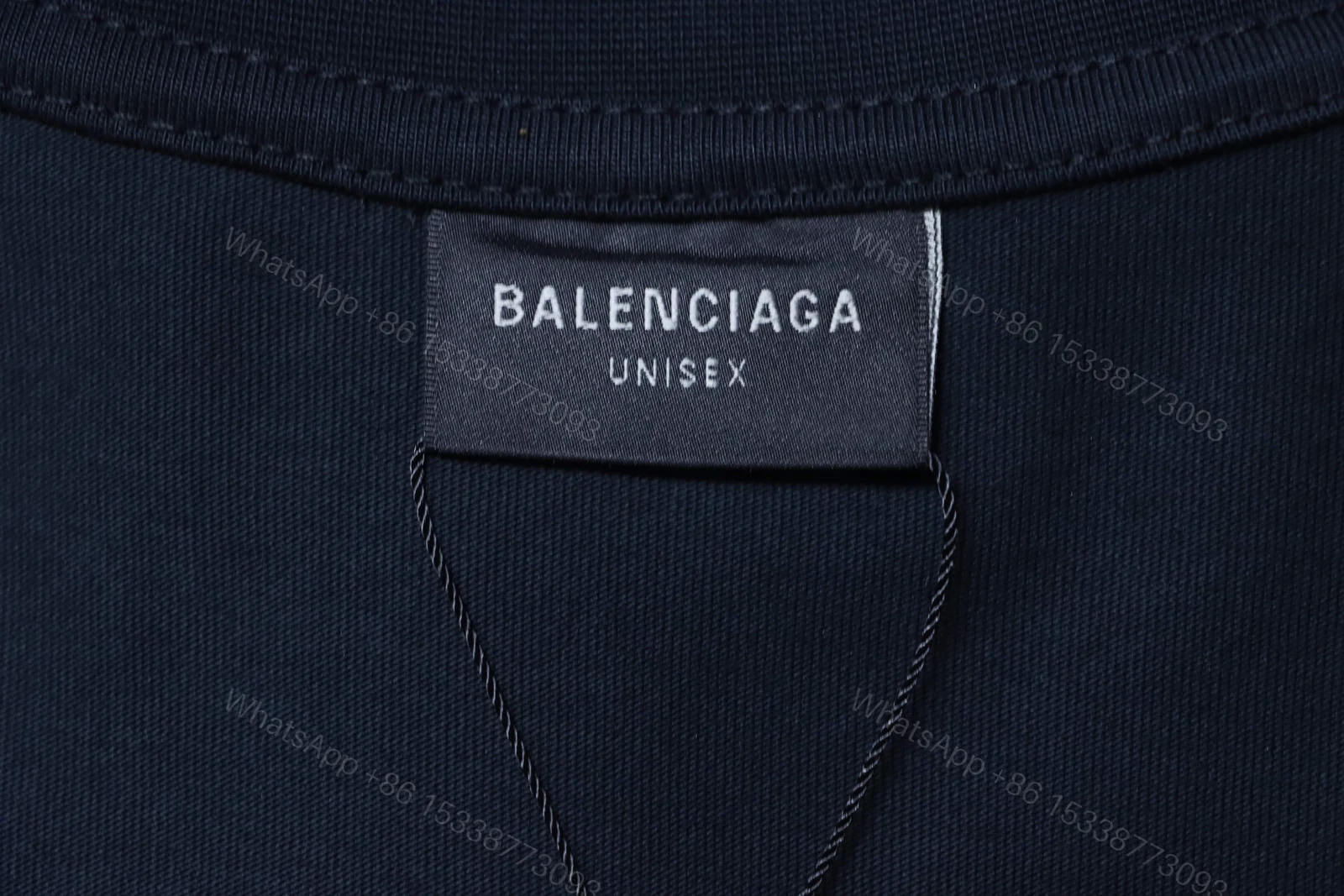 View 8 of Balenciaga Clothes 25SS American Paper Tape Short-Sleeve T-Shirt black