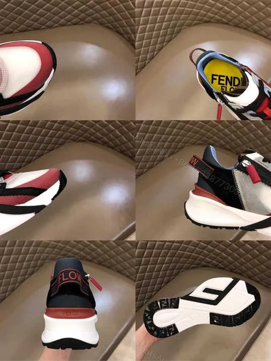 View 7 of FENDI CHUNKY LACE-UP TRAINERS – FD26