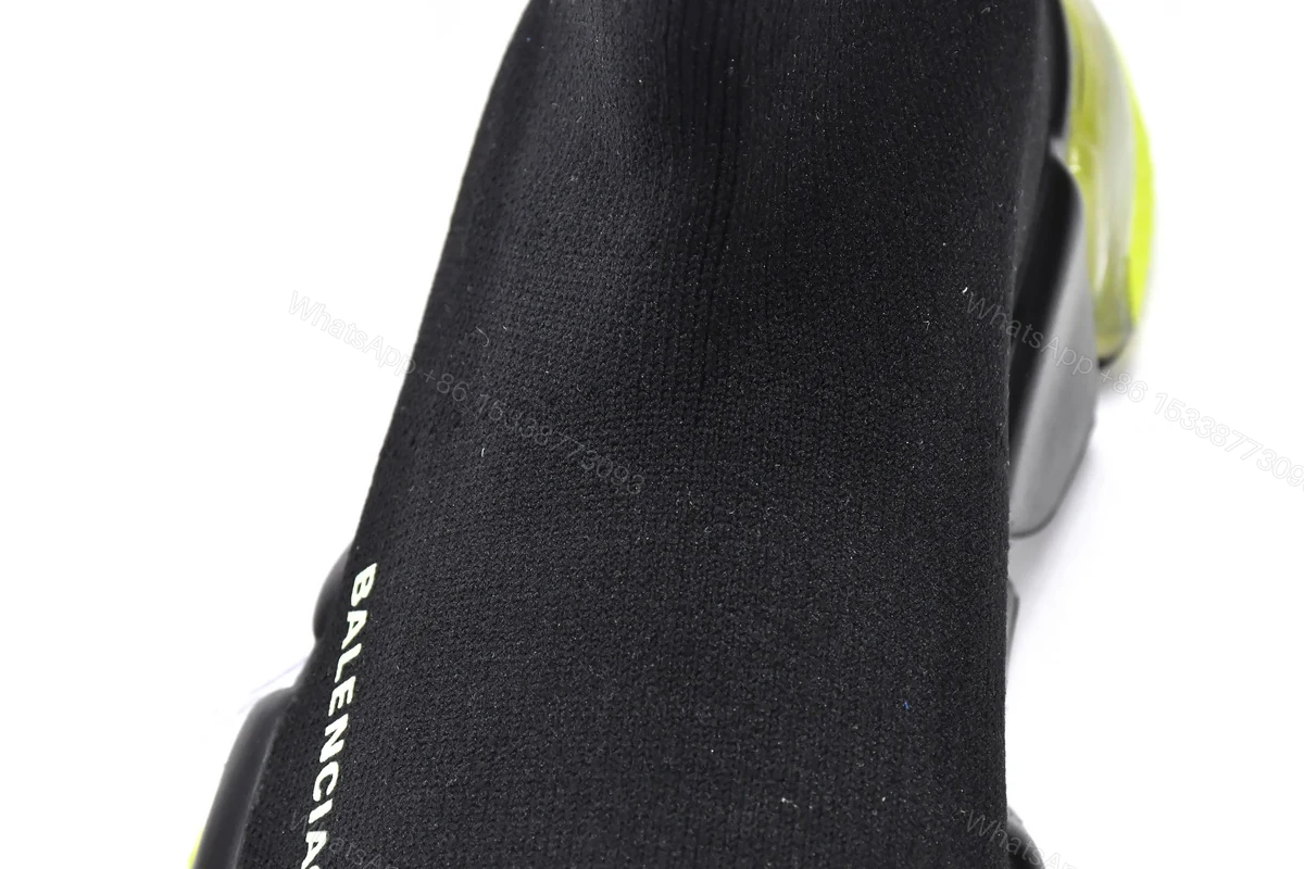 View 8 of Balenciaga Speed Trainer Black Green