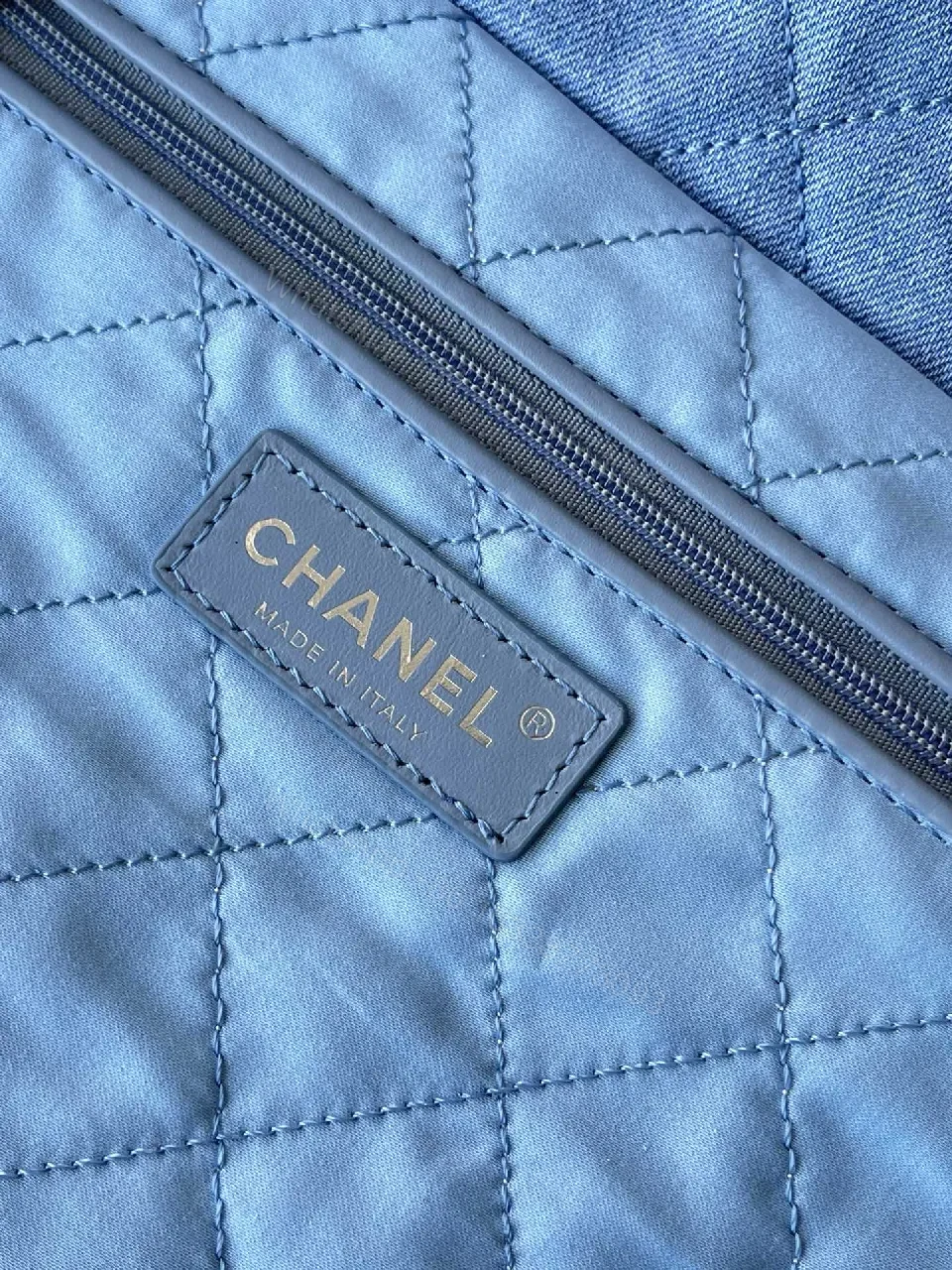 View 2 of Quilted Denim Shoulder Bag: Luxe Everyday Chic Carryall