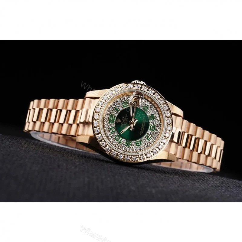 View 5 of Replica Rolex Datejust Green Dial RL39 28 mm