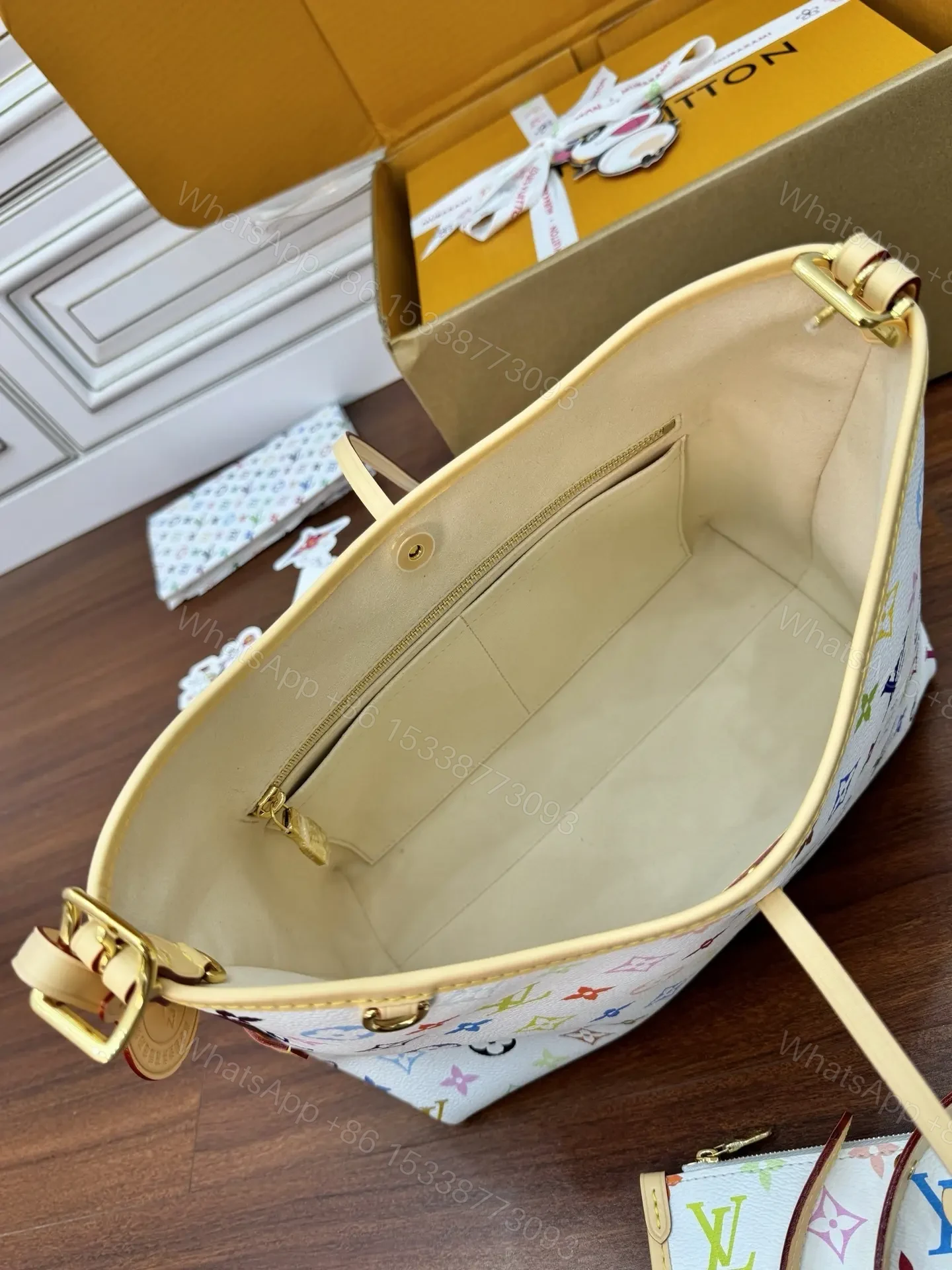 View 4 of Louis Vuitton x Takashi Murakami CarryAll PM bag