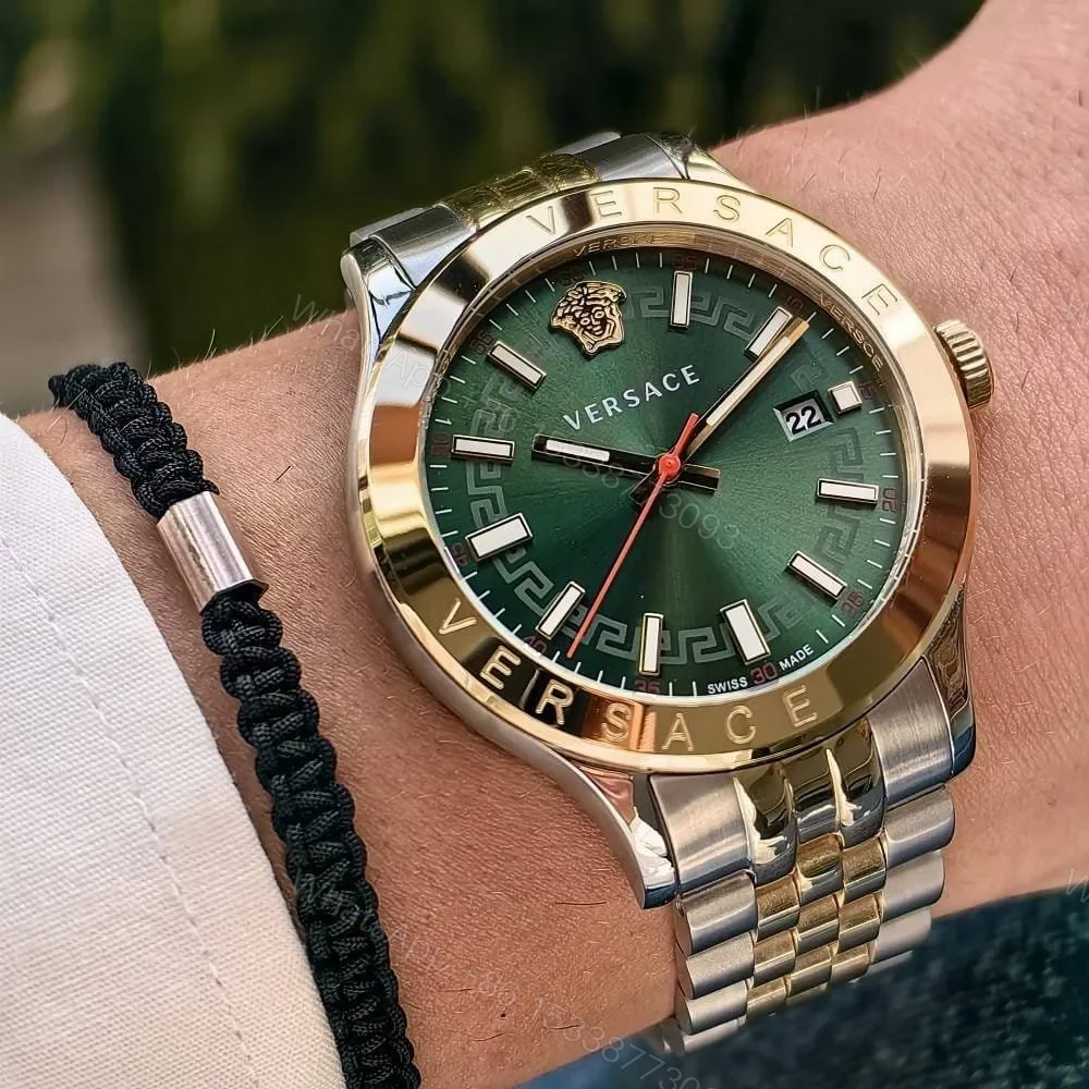 View 3 of VERSACE HELLENYIUM VEVK00620 Green Dial