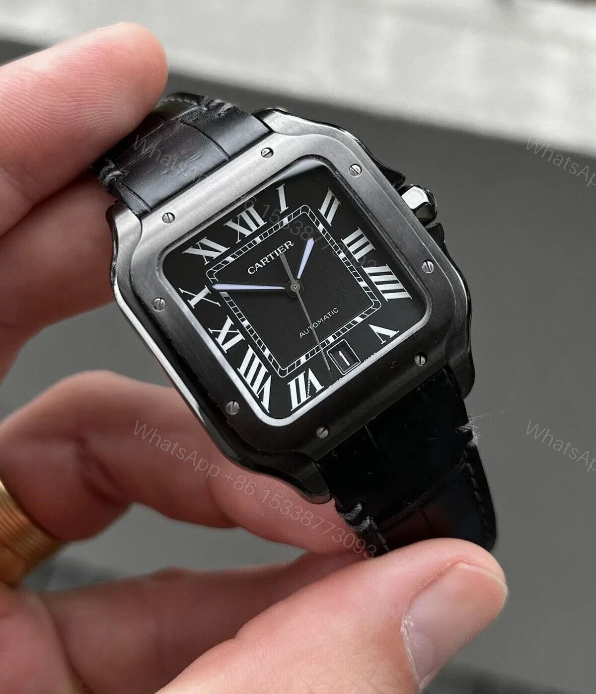 Cartier Santos Black Automatic — view 1