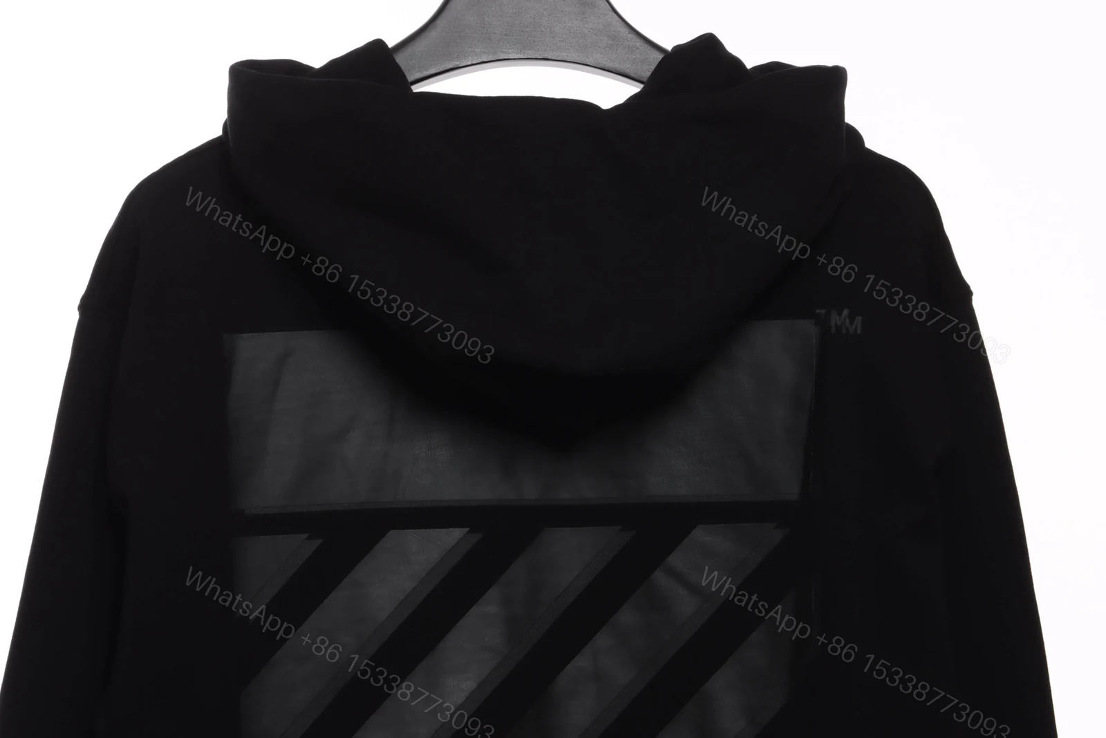 View 2 of Off-White Overlapping Zebra Crossing Arrow Hoodie