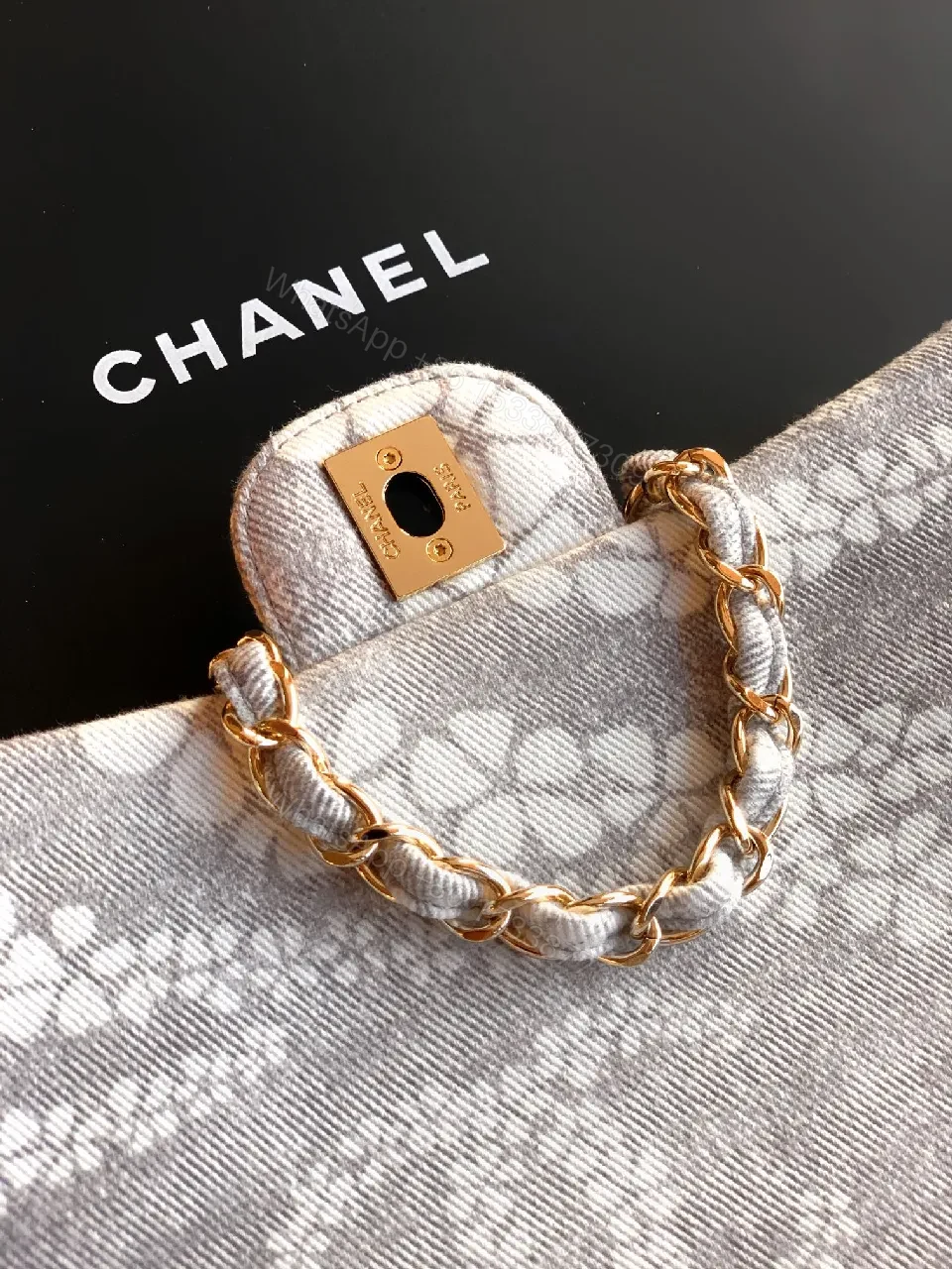 View 2 of Quilted Mesh & Metallic Chain Small Shoulder Bag: Luxe Everyday