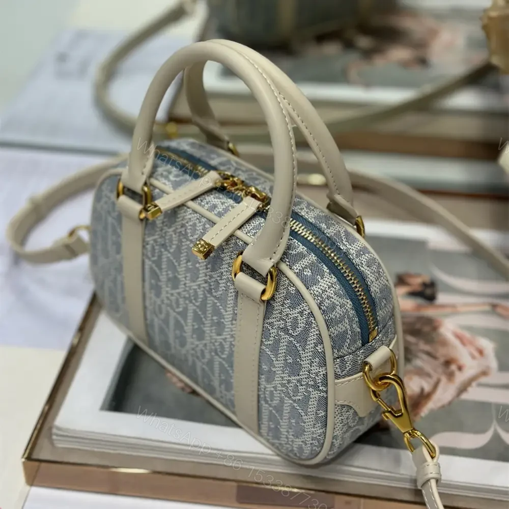 View 3 of 高仿Dior*D-Vibe系列S238M925白色印花手提單肩包白色Mini免檢版