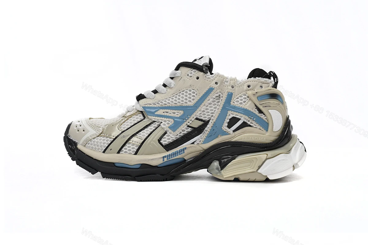 View 9 of Balenciaga Runner Beige Grey Blue 677402 W5RH6 0312