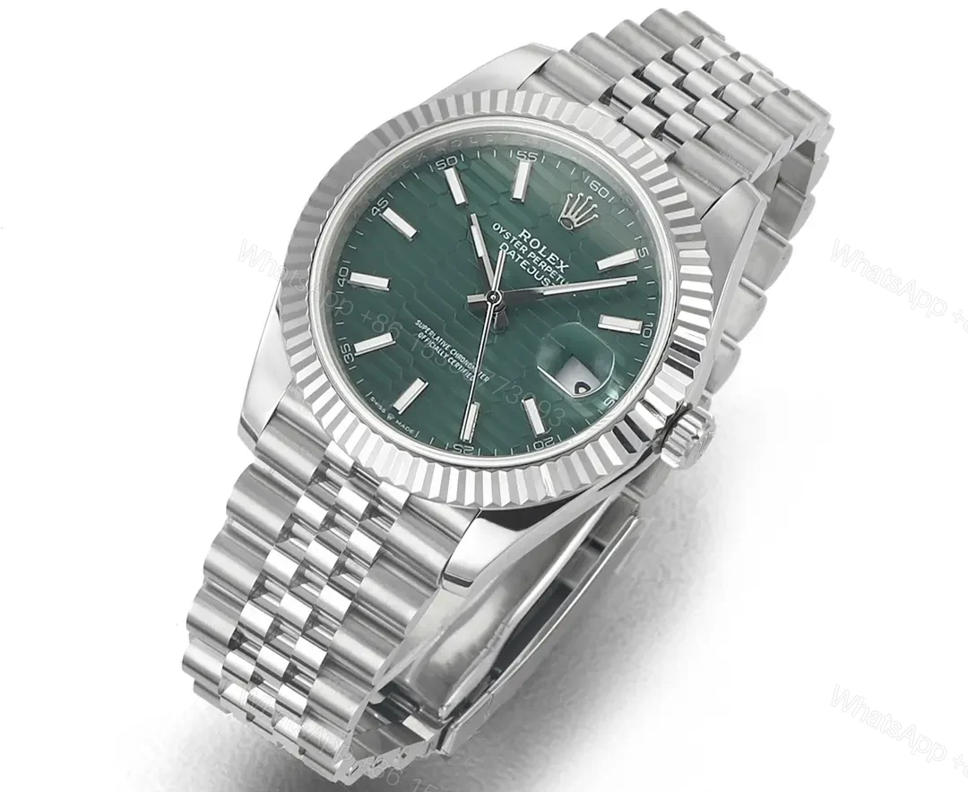 View 2 of AR Factory Clean Factory JVS Rolex Datejust Green Dial Steel Watch