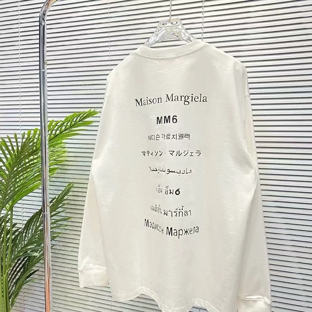 View 5 of White Cotton Minimalist Tee: Luxe Everyday Long-Sleeve