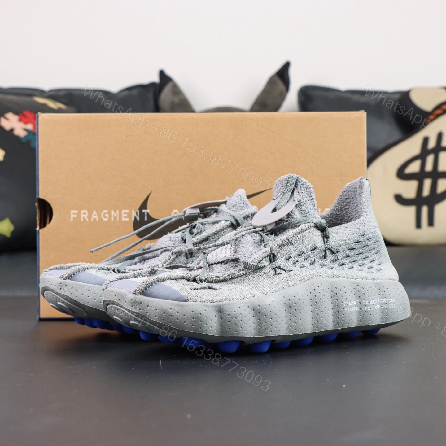 Nike x Fragment Mind 002 Particle Grey Reps — view 1
