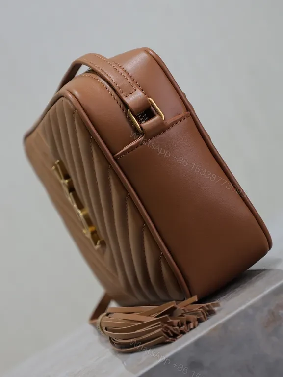 View 7 of Chic Quilted Crossbody with YSL Hardware - Everyday Luxury Bag