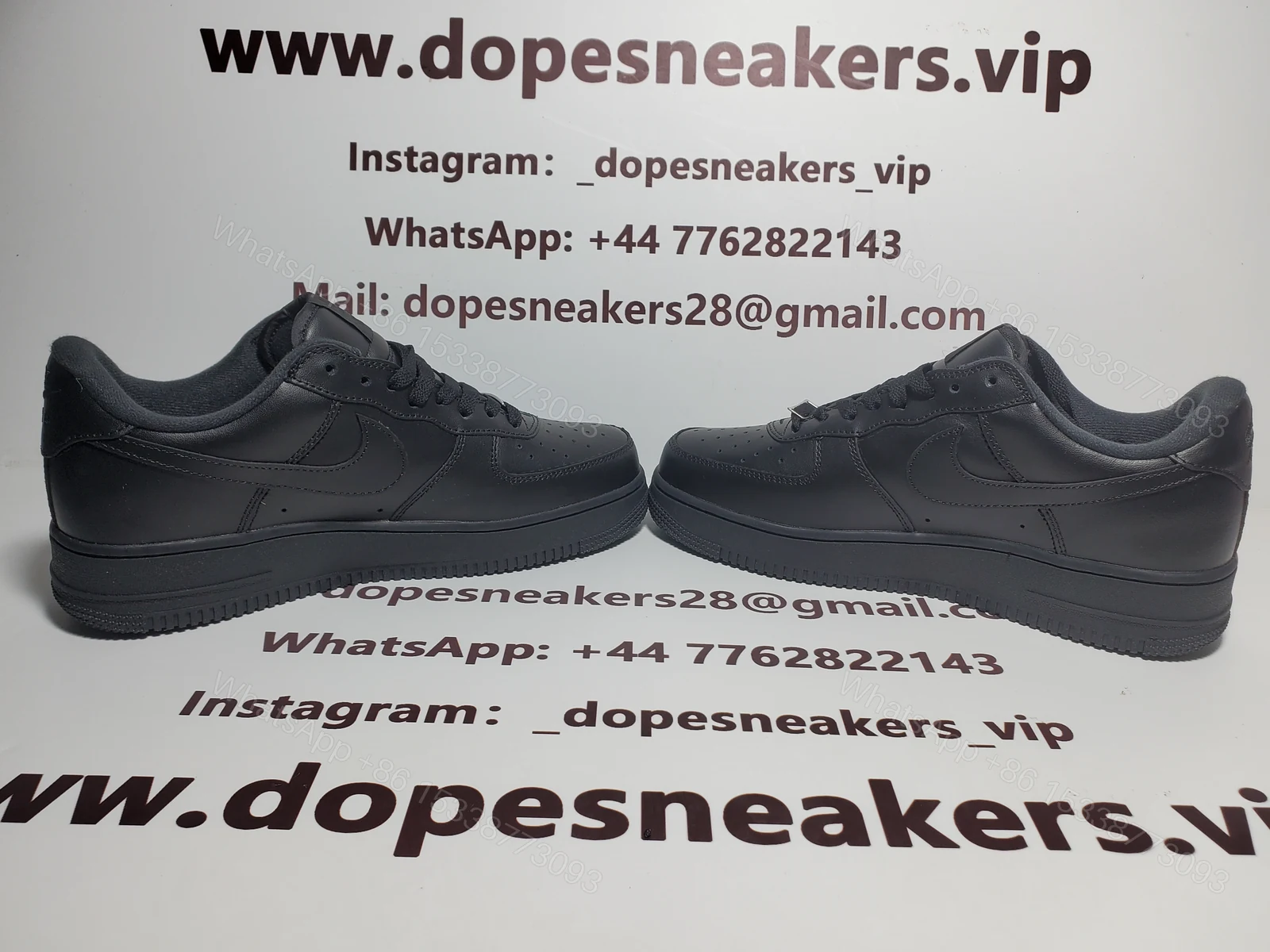 View 5 of Supreme x Air Force 1 Low Black CU9225-001