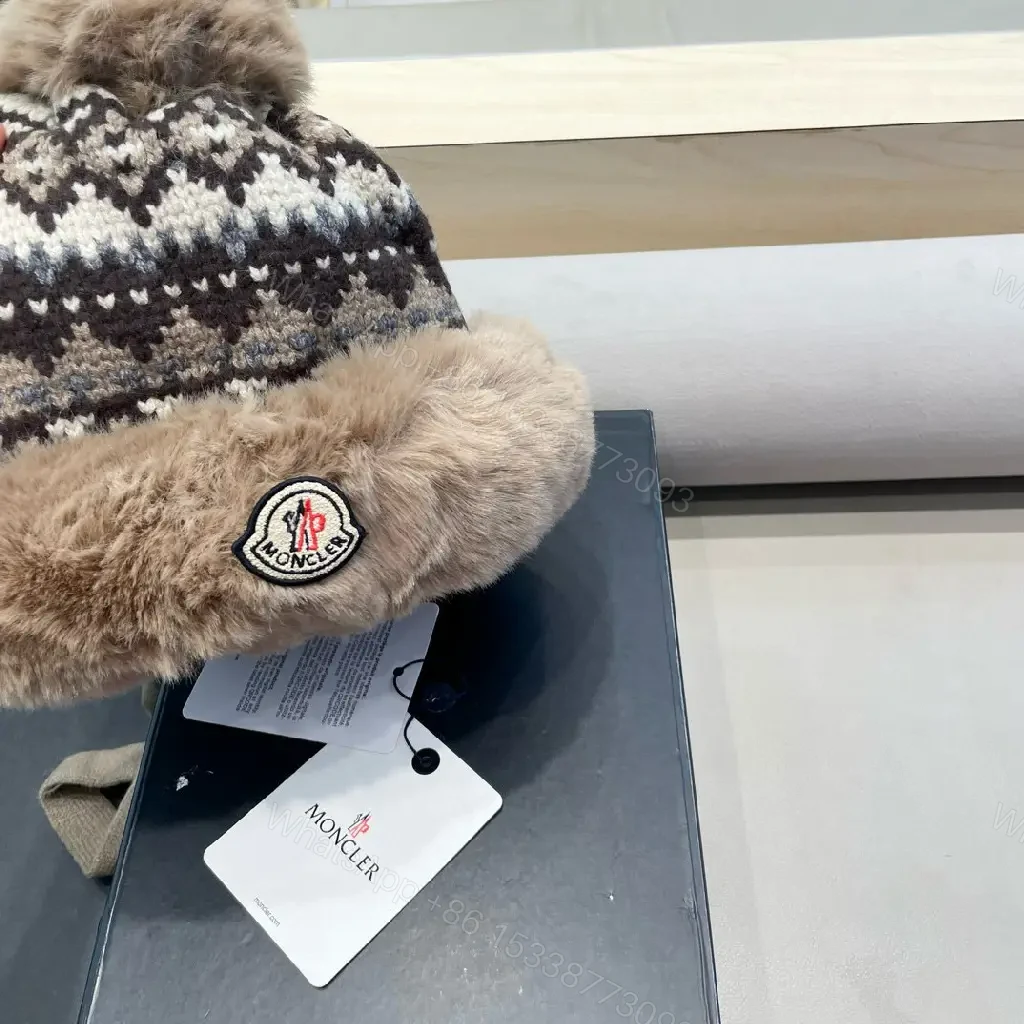 View 6 of Cozy Knit Beanie & Faux Fur Scarf Set - Luxurious Warmth