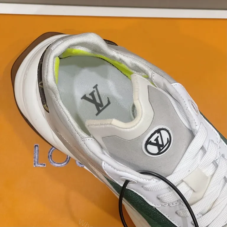 View 5 of Green Mesh LV-Inspired Sneakers: All-Day Comfort, Luxe Style