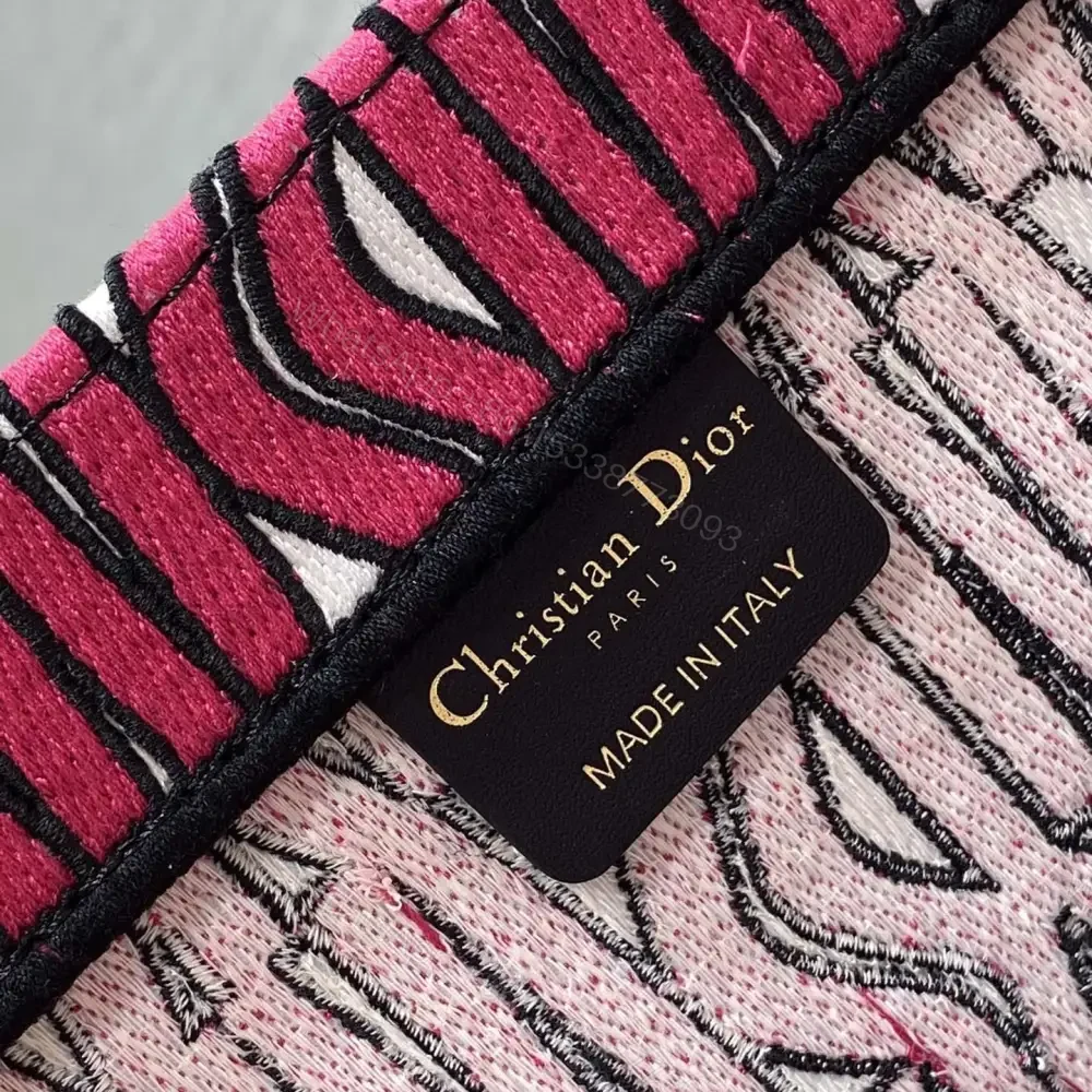 View 9 of 高仿Dior*BookTote系列M128M75E購物袋粉紅色大號免檢版