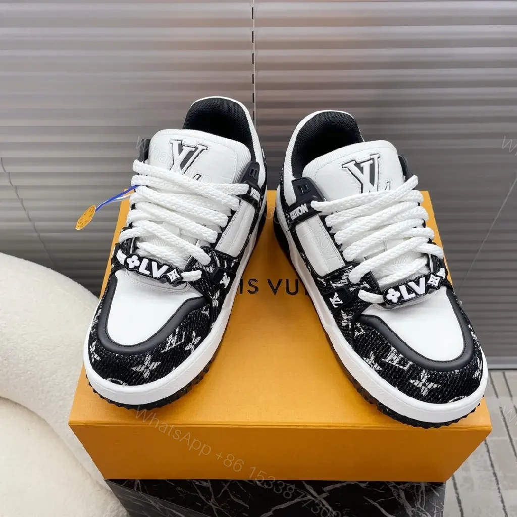 Lux Monogram Hybrid Sneakers: Bold Street Style — view 1