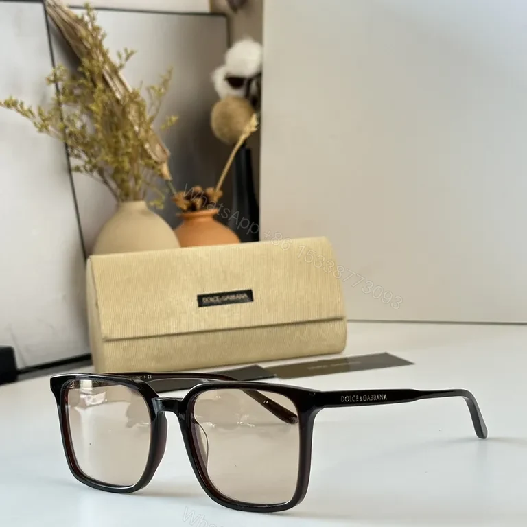 Black Acetate Sunglasses â€” Bold Rectangular, UV400 Protection, Dolce & Gabbana — view 1
