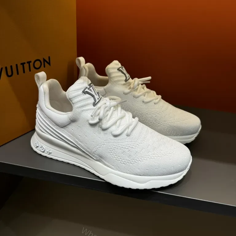View 7 of Lightweight Knit Runner: Luxe LV-Inspired Logo Sneaker