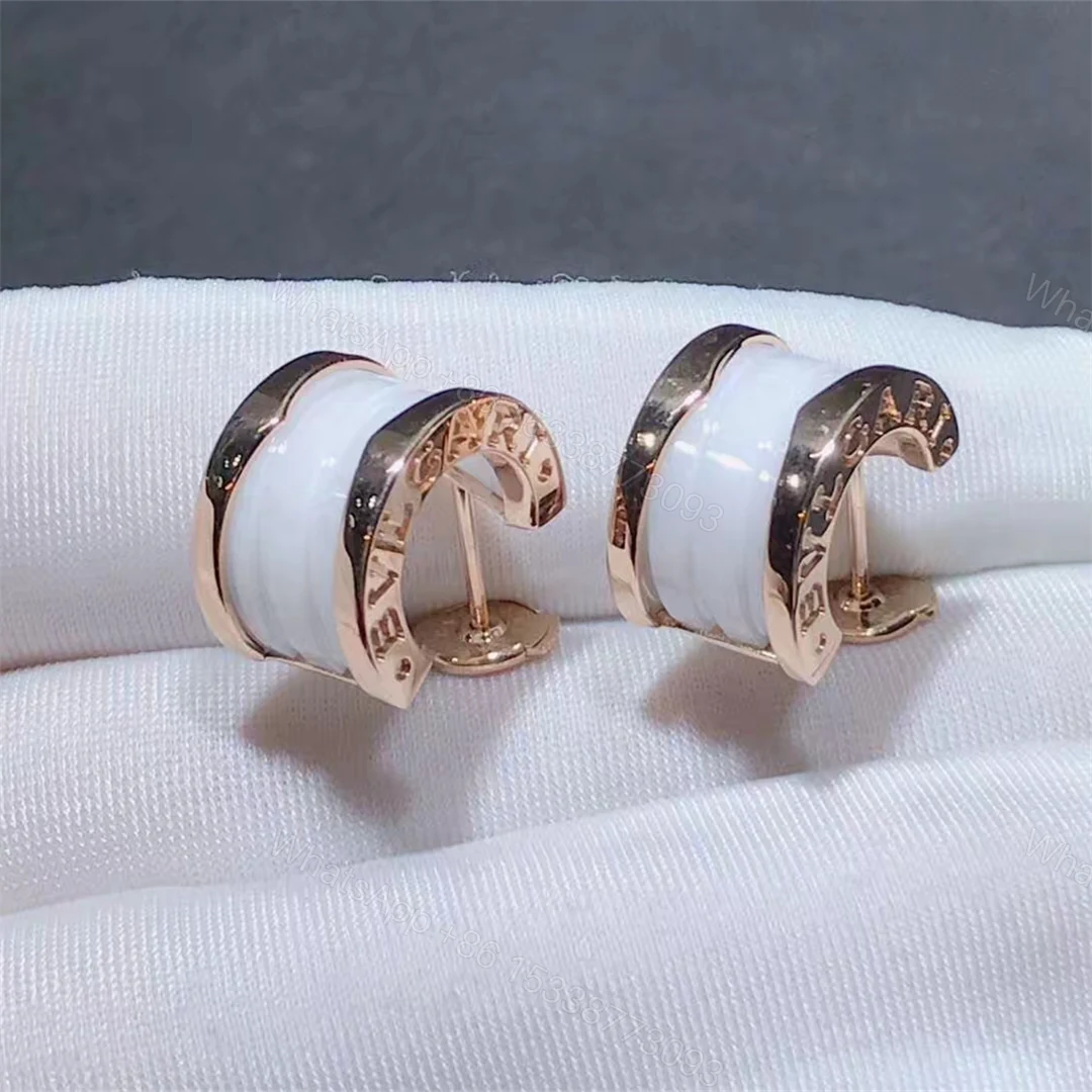 View 4 of Bulgari B.zero1 Earrings White Ceramic