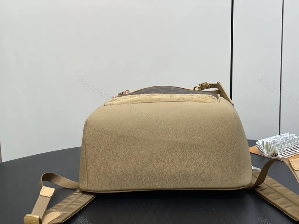 View 2 of Premium Monogram Backpack: LV Canvas Leather Edition